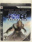 Star Wars the Force Unleashed Ultimate Sith Editio - Sony PlayStation 3 -Steelbk