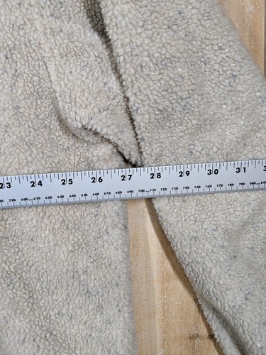 Orvis Sporting Shacket Men's Sz XL Beige Button-Up Sweater Jacket Sherpa Thick - Picture 9 of 10