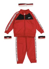 Reebok Newborn Boy Track Jacket and Pant Set Color Red Size 0-3M NWT