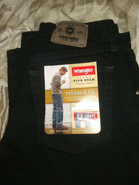 wrangler relaxed fit jeans 44 x 30