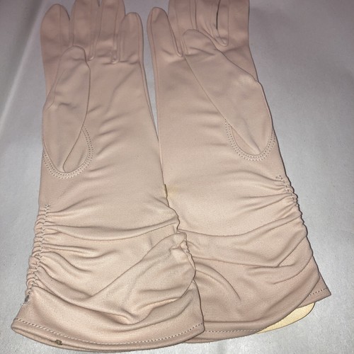 Kaser Vintage Dusty Rose  Gloves Never worn NOS Dress Costume Dapper Day - Picture 7 of 11