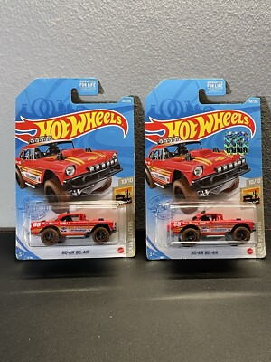 #ad Hot Wheels Lot Of 2 Big Air Bel Air In Red Look At Pics For Condition $8.99