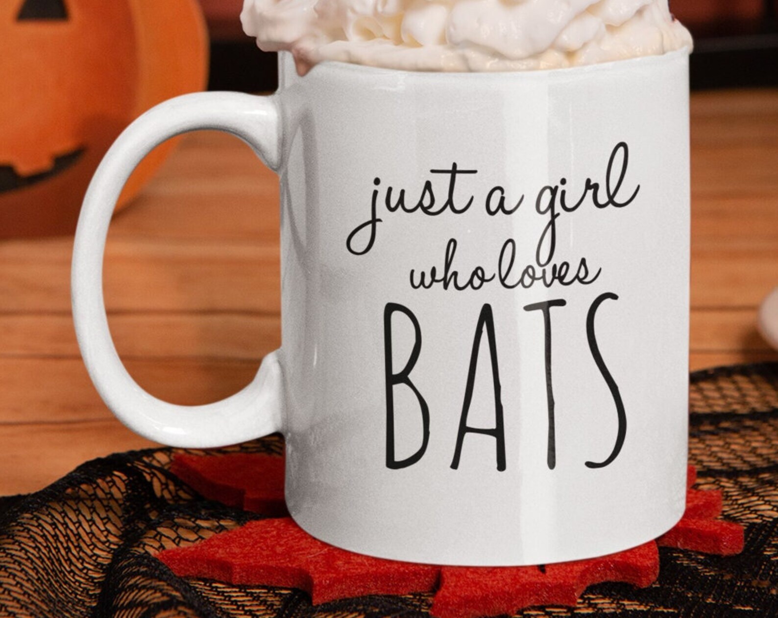 Just A Girl Who Loves Bats Bat Gift Bat Lover Mug Bat Themed Gifts For Her Bat C eBay
