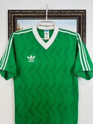 Vintage 90's Adidas Football Template Shirt Soccer Jersey Green