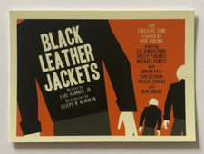 2020 Twilight Zone Archives #J145 Black Leather Jackets