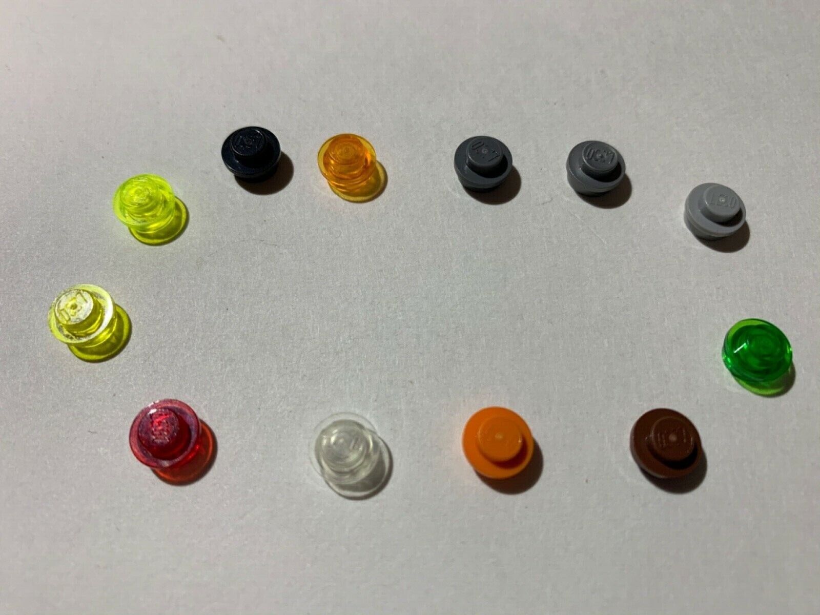 LEGO Parts 4073 (20pcs) Plate, Round 1x1 Choose Color
