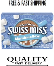 Swiss Miss Chocolate Hot Cocoa Mix With Marshmallows, 8 Count Hot Cocoa Packets