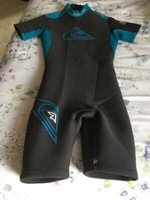 Quicksilver shorty wetsuit black teal S