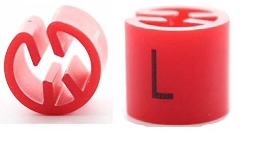 Marcadores de tamaño de armario Rizzo's para perchas de ropa percha de plástico de color  Foto 2 de 3