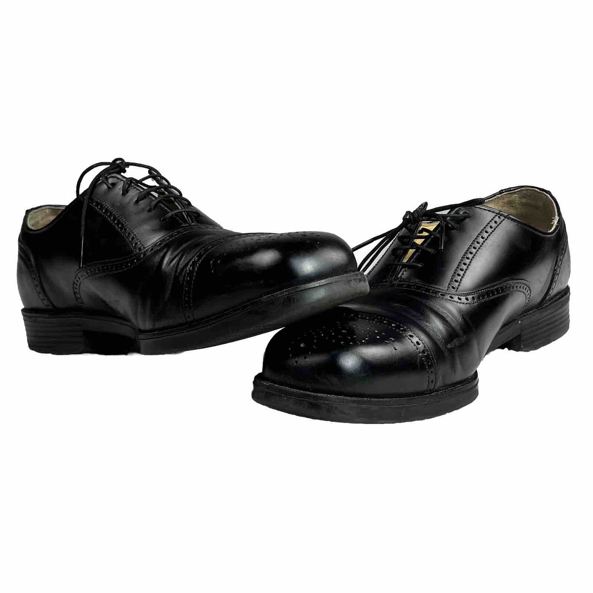 Dexter Shoes Mens 10.5 M Casual Oxford Black Leather Lace Up  display picture 1