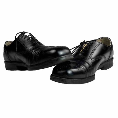 Dexter Shoes Mens 10.5 M Casual Oxford Black Leather Lace Up  display picture 2
