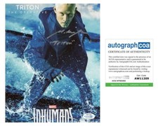 Mike Moh "Inhumans" AUTOGRAPH Signed 'Triton' 8x10 Photo ACOA Witness ITP