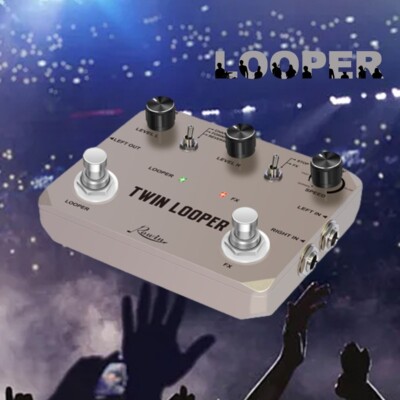 Multifunktion Gitarrenffektor Gitarreneffekt -Pedal Aluminiumlegierung