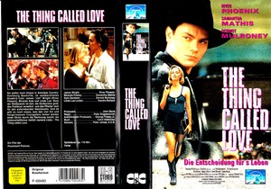 Vhs The Thing Called Love 1993 River Phoenix Samantha