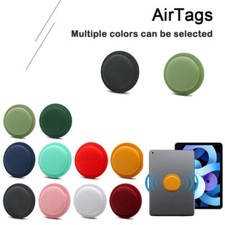 Silicone Adhesive Mount AirTags Tracker For Apple AirTag Back Case Sleeve Cover