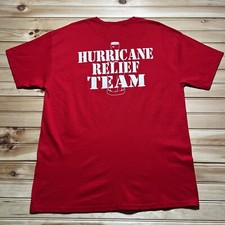 Vintage 90s Coca Cola Classic Coke Hurricane Relief Team Shirt Size XL