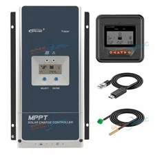 100A 80A 60A 50A Epever MPPT Solar Charge Controller 12V/24V/36V/48V Tracer AN
