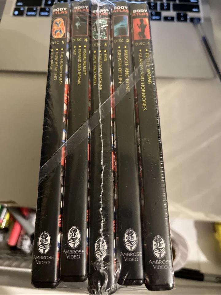 Body Atlas DVD Set 1-5  Complete NEW/SEALED-by Ambrose Video EDUCATIONAL - Image 2 of 4