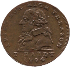 1794 GB Halfpenny Penny Conder - Middlesex Political T. Hardy - DH 1025 - CT 621
