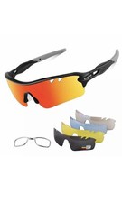 Gafas polarizadas para ciclismo con 5 lentes intercambiables para deportes,