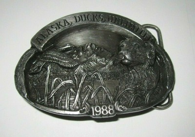 ducks unlimited belt buckle