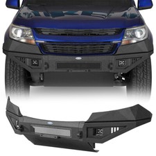 Steel Front Bumper W Skid Plate For 2015-2020 Chevy Colorado Truck Pickup