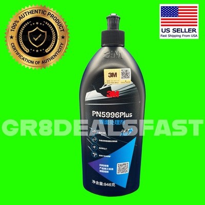 3M 05996 5996 Plus Ultrafine Polish Buffing Paint  Newest Bottle-100% Authentic