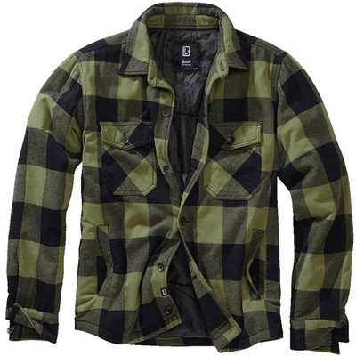 BRANDIT INDIVIDUAL WEAR Men's Flannel Lumber Warm Casual Outdoor Jacket, Options