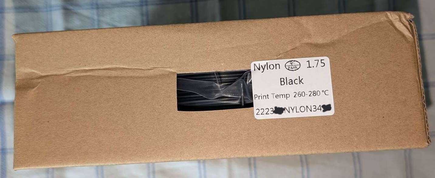 PA/Nylon Filament 1kg schwarz 1,75mm OVP NEU - Bild 2