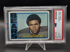1972 Topps - Gale Sayers #110 Psa 6.5 Error Label