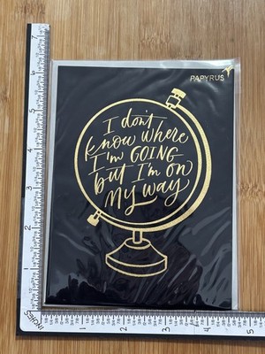 Papyrus Greeting Card Graduate Graduation Grad Globe This is Your STory to Write