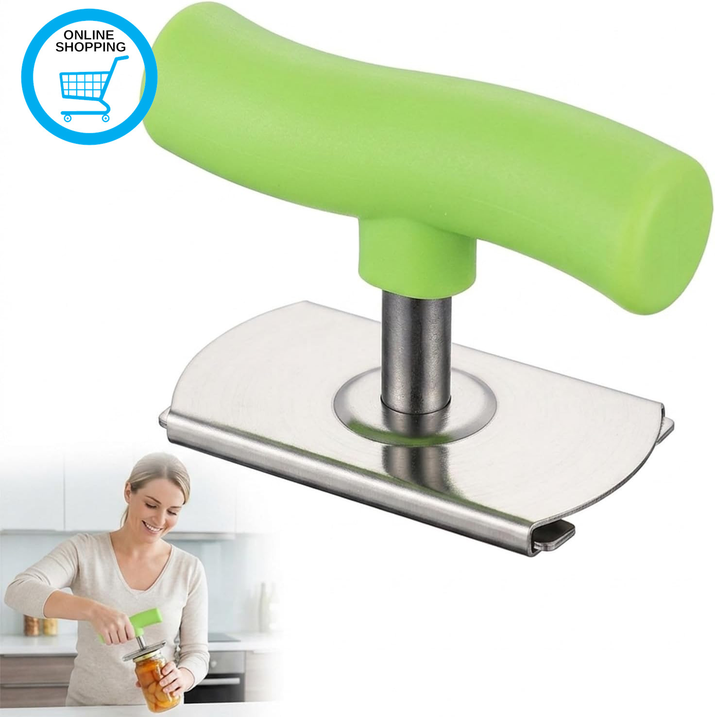 Jar Openers for Arthritis Hands, Jar Openers, Manual Can Opener with Comfortable