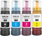 104 Ink Compatible With Epson 104 Bottles Of Ink Multipack For Et