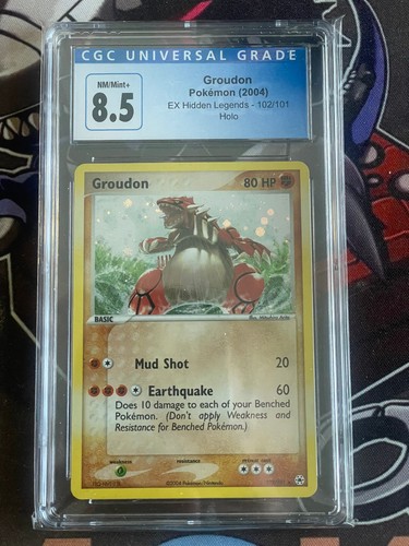 Groudon graded CGC 8.5 for sale on eBay