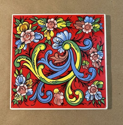 Vintage 1979 Limited Edition Trivet Tile Metropolitan Federal, #894 Scandinavian