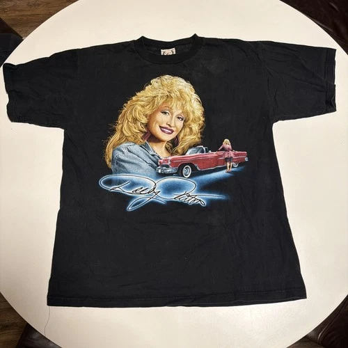 Rare Dolly Parton Shirt Size Large T Shirt Vintage Vintage vintage concert t-shirt, vintage, size L, single stitch, B+ condition