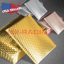 9"x12" Metallic Poly Bubble Mailers Shipping Mailing Padded Bags Envelopes