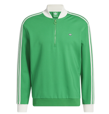 NEW MENS ADIDAS ORIGINALS 3 STRIPES QUARTER ZIP TREFOIL JACKET