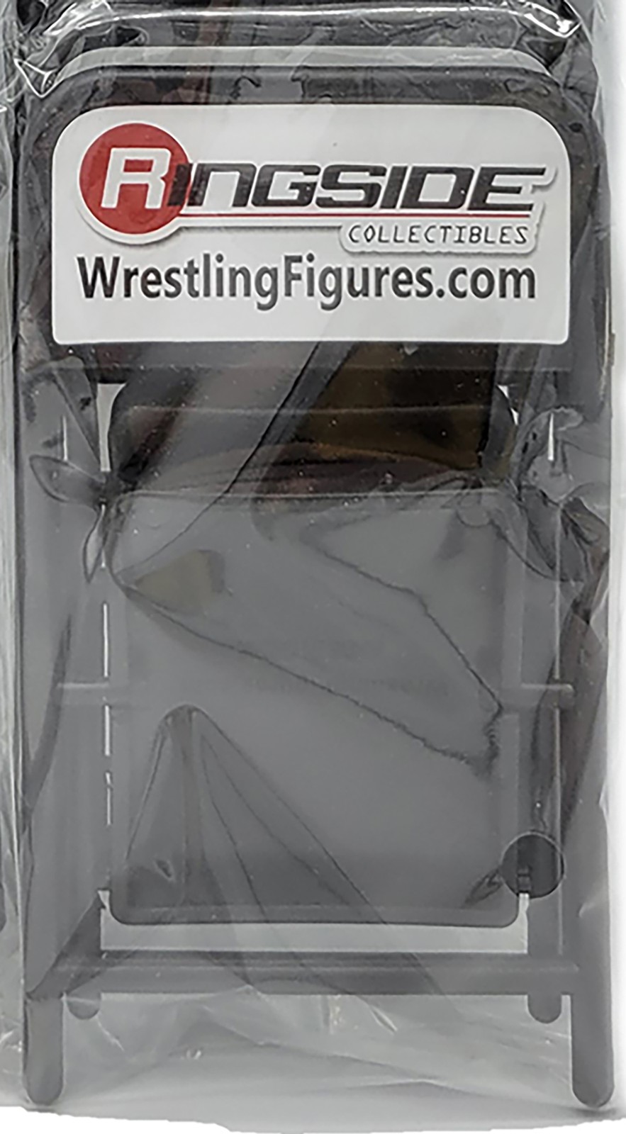 (Black) 10-Pack of Folding Chairs -   Wrestling Figure Accessories