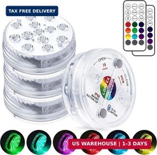 Submersible LED Lights with Remote, 13 LED Pool Lights for Inground above Ground