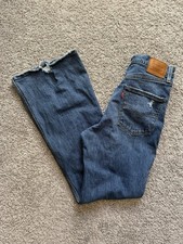 Levi  s Womens 70s High Flare Jeans Size 27 Distressed BIG E