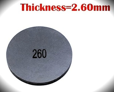 NEW 25mm Diameter Valve Shim - Thickness 2.60mm - Honda - Yamaha - Triumph 2.60