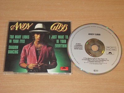ANDY GIBB MAXI CD - Too Many Looks In Your Eyes / GERMAN PRESS in MINT