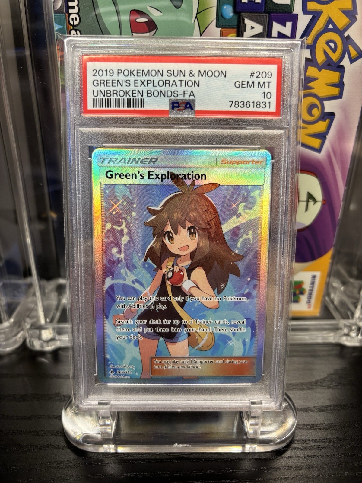 Green's Exploration 2019 Sun & Moon: Unbroken Bonds #209/214 Holo