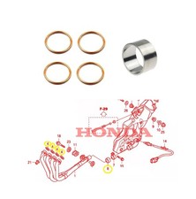 Honda CBR 1000 RR RA 2008-2013 Kit guarnizioni collettore scarico completto