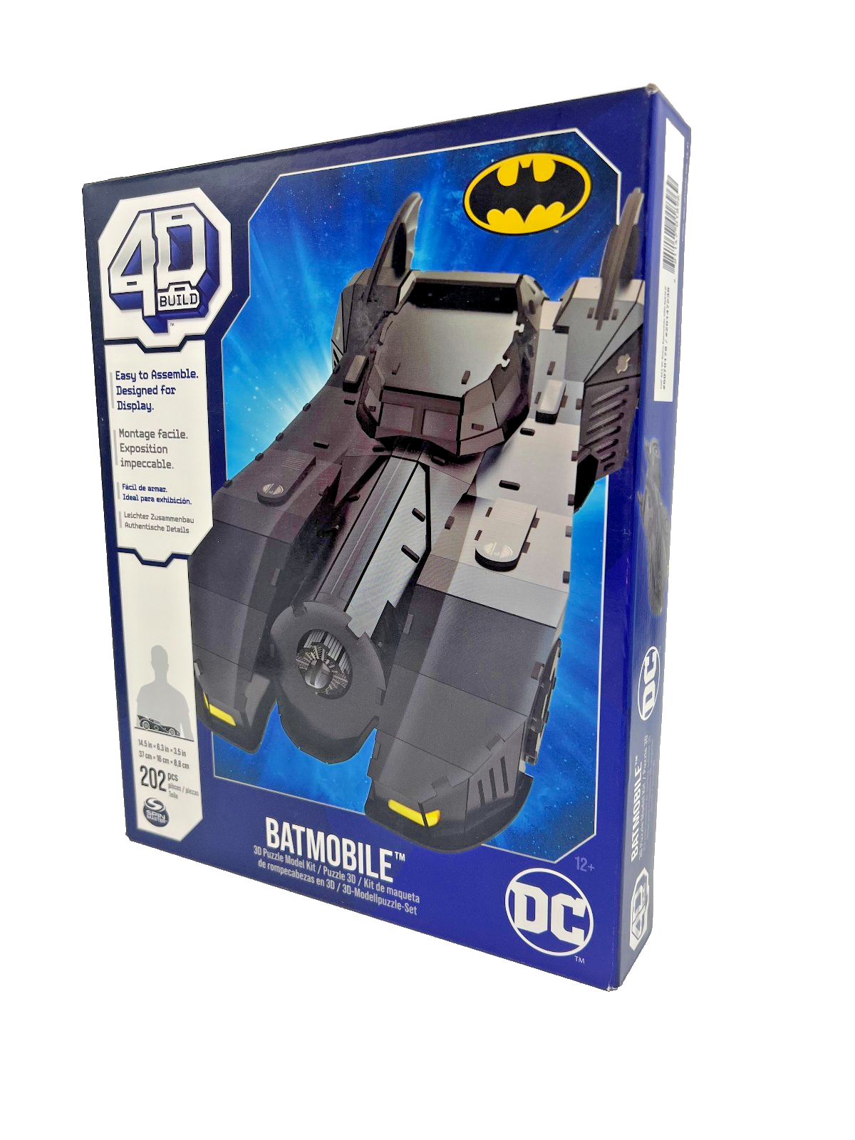 4D Build - Batmobile - detailreicher 3D-Modellbausatz aus hochwertigem Karton...