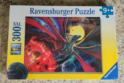Ravensburger Star Dragon 300 XXL Pieces Puzzle Beautiful Colors NEW!!