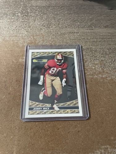Jerry Rice #12 1993 Topps Black Gold card