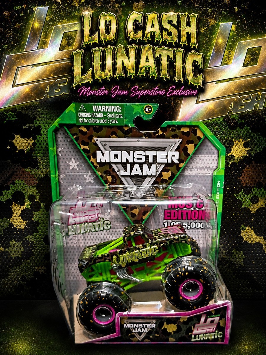 Brand New Monster Jam Superstore Exclusive Lunatic LoCash 1 of