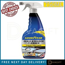 GOODYEAR GLASS MIRROR CLEANER STREAK FREE SPRAY CAR UNIVERSAL FRESH SCENT 750ML